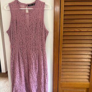Cure pink lace dress-XL